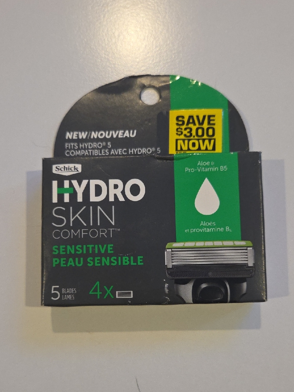 Schick Hydro Skin Comfort Sensitive Replacement Blades - Green